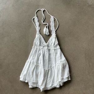 Forever 21 White boho Top